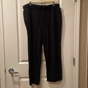 Badgley Mischka black drawstring pants.